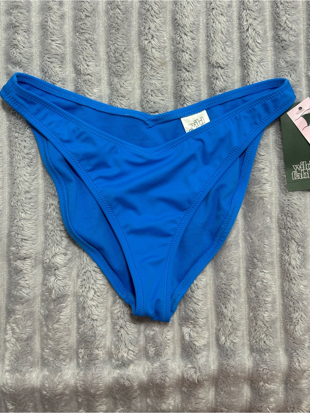 wild fable Bright Blue High-Cut Bikini Bottom